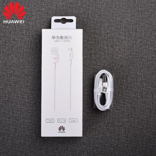Original Huawei 2A Micro/USB C Cable 100CM Fast Charging Adapter Line For huawei P20 lite P10 P9 Plus P8 P7 Honor 8X 7X Y5 Y7 Y9