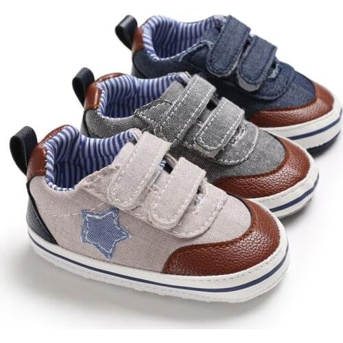 Canvas Classic Sports Shoes Newborn Baby Boys Sneakers First Walkers Shoes Infant Toddler Soft Sole Anti-slip Baby Shoes