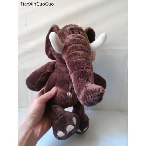 About 35cm cartoon jungle elephant plush toy soft doll pillow toy Christmas gift b1456