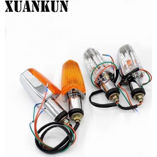 XUANKUN Motorcycle Turn Signals HJ125 Front and Rear Turn Lights Directional Lights