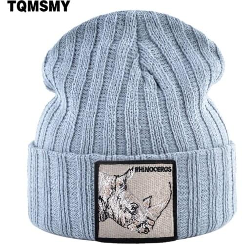 TQMSMY Winter Warm Knitted Hats For Men And Women Knit Double Layer Bonnet Gorras Fashion Hip Hop Skullies Beanies Hat TMTB-XN