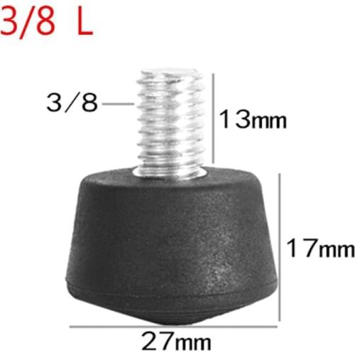 Universal Anti-slip Rubber Foot Pad Feet Spike Photography Accessories for Tripod Monopod 3/8 Inch 1/4 Inch M8 Kits Dropshipping