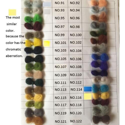 WFPFBEC 500g wool for felting merino wool fiber 70s Please leave a message color number for any choice of color