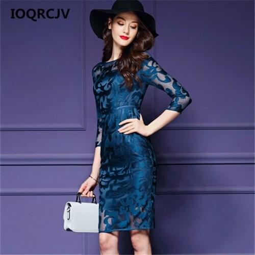 2019 Summer New Women Floral Embroidery Dress Slim Lace Sexy Hollow Dresses Sheer Mesh Boho Mini A-line Dress Vestidos 4XL R153