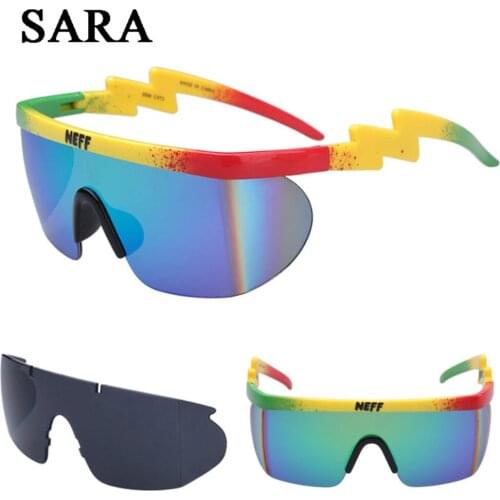 30pcs Wholesale! Fashion NEFF Sunglasses Men/Women Brand designer Sun Glasses Driving Eyewear 2 Lens Oculos De Sol Feminino