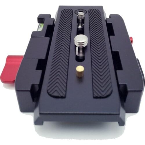 Aluminum Quick Release Clamp Adapter Quick Release Plate P200 Compatible for Manfrotto 501 500AH 701HDV 503HDV Photo Studio kits