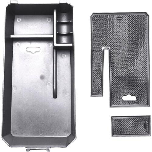 Car Center Console Armrest Box Storage Box Container Tray Organizer Accessories for Mercedes Benz C Glc Class W205 2015