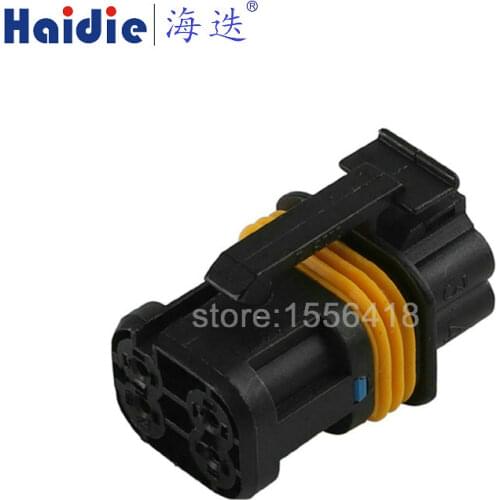 Free shipping 2sets 4pin housing plug auto wire harness cable connector 18165.000.002