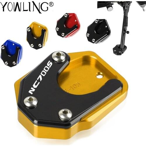 For Honda NC700S/X NC700 S NC700X 2012 2013 2014 2015 Motorcycle Part CNC Side Stand Enlarge Plate Kickstand Extension Protector