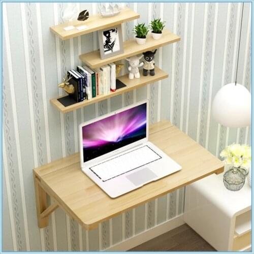 Baby hanging small folding table Primary School student shelf wall-mounted desktop wall desk wall-mounted folding wall-mounted