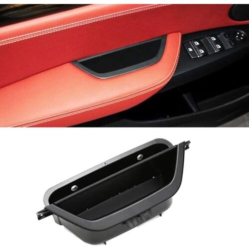 For BMW X3 X4 Car Door Armrest Storage Box Door Handle Phone Storage Holder Replacement