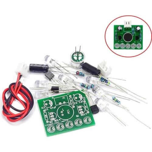 Electronic Funny Kit Voice Control Melody lamp LED Melody Light DIY Production Suite Learning Electronic Kits PCB laboratory