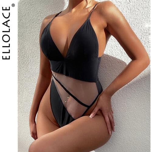 ELLOLACE Transparent Swimwear