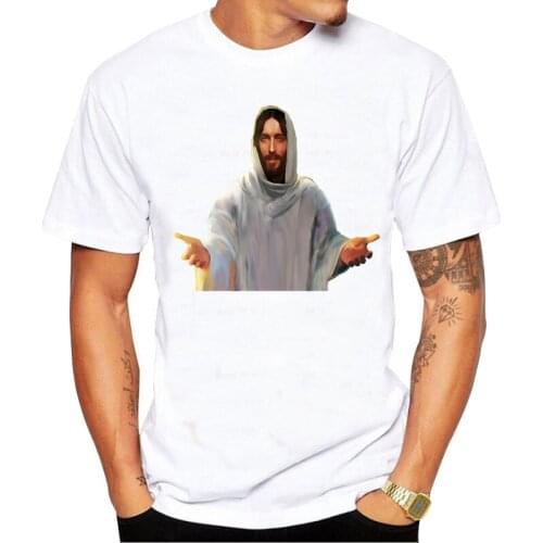 Jesus Printed T Shirt Summer T Shirt Popular Tees Amazing Short Sleeve Men Tops Unique Cool