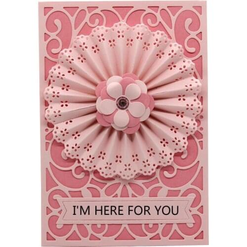 KSCRAFT Paper Rosettes Metal Cutting Dies for DIY Scrapbooking/Card Making/Kids Fun Decoration Supplies