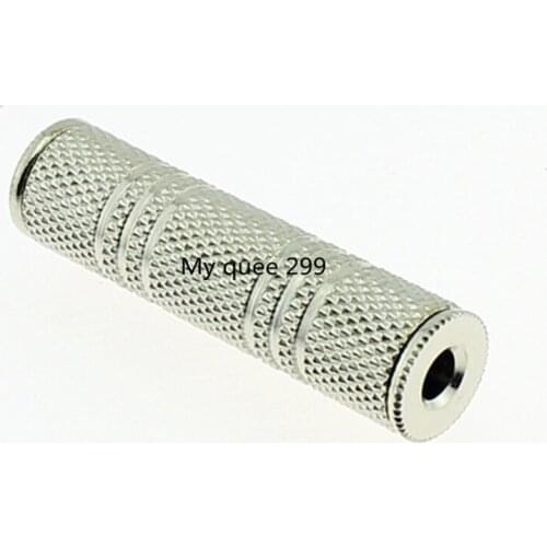 The metal 3.5mm mother ADAPTS the adaptor to the recording line and the audio extension headphone to the connector