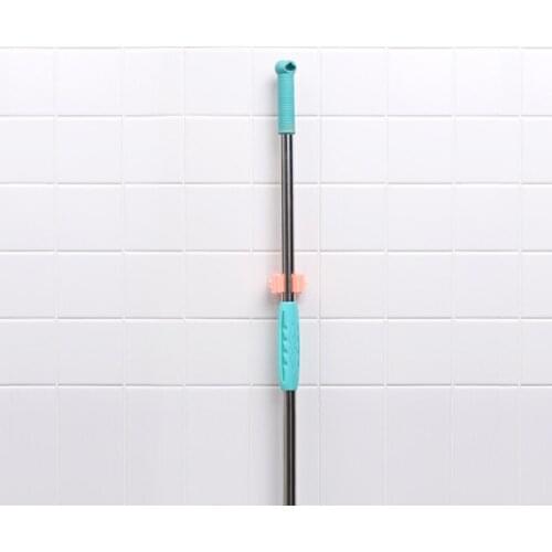 1PCS High Quality Wall Mounted Mop Organizer Holder Brush Broom Hanger Home Storage Rack Bathroom Suction Hanging Pipe Hooks