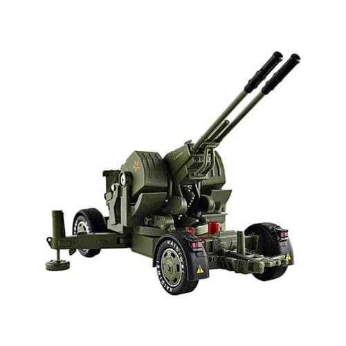 New 1:35 alloy model mortar tank cannon military air defense missile launch vehicle F508