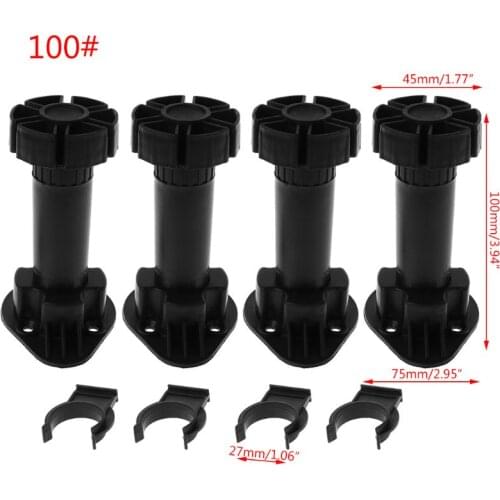 2021 New 4pcs Adjustable Height Cupboard Foot Cabinet Leg For Kitchen Bathroom