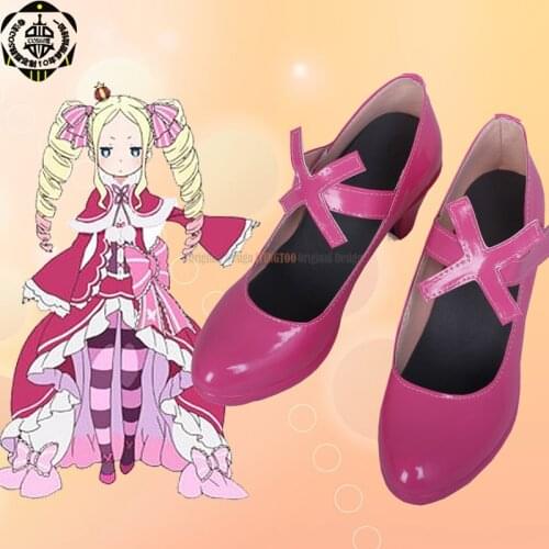 Re:Zero Starting Life in Another World Beatrice Anime Characters Shoe Cosplay Shoes Boots Party Costume Prop