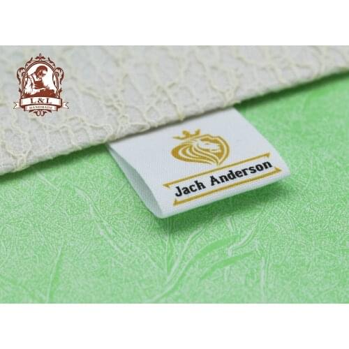 Custom Sewing label, Handmade Tags, Custom kids Name Labels,Cotton Ribbon labels, Logo Labels(MD16)