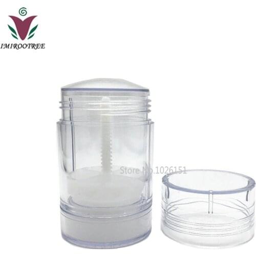 10pcs 30g 30ml 1oz Clear Transparent Twist-up Deodorant Container Push-up Deodorant Tubes for Solid Perfume Deodorant Sticks