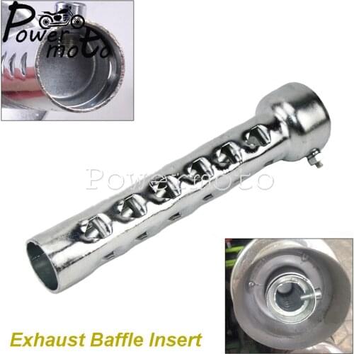 2" x 8" Exhaust Silencer Insert Can Noise Emission Baffle DB Killer Tail Pipe Universal Muffler Removable Baffle