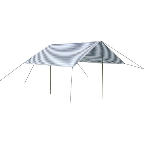 WJ Outdoor 3X3M Blue Camping Tarp Sun Shelter UV Clothing Rainproof Flysheet