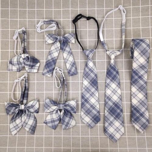 Japanese plaid JK Bow Tie Suit Bow Hand DK Uniforms Accessories for Men and Women