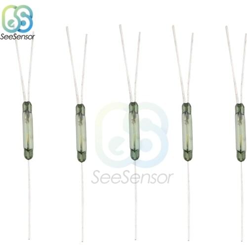 5Pcs/lot 2.5*14mm Reed Switch 3 pin Magnetic Switch Normally Open Normally Closed Conversion 2.5X14MM NO NC Conversion