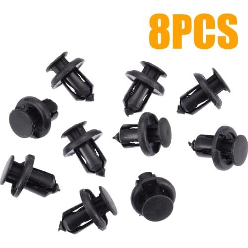 10Pcs/set Push Fit Plastic Bumper Side Skirt & Grill Rivet Fastener Clip For Honda 91503-SZ3-003 Auto Accessories