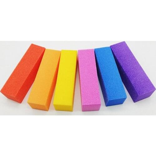 1pc Nail Spong Sanding Block Nail Art Buffing Grinding Polishing Nail File Pedicure Nail Art Tool nail supplie for professional