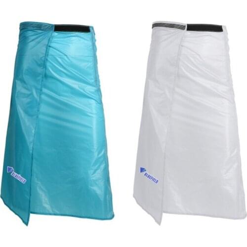 Protable 15D Silicone Rain-wear Long Coating Rain Gear Rain Kilt Waterproof Skirt Pants Trousers Outdoor Camping Hiking Raincoat