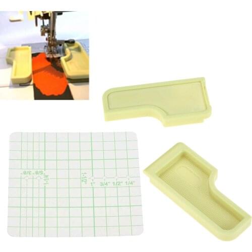 3Pcs/set 6 In 1 Stitch Seam Allowance Guide Positioning Plate Fabric Bias Tape Maker Set Home DIY Tool Sewing Tools Accessories
