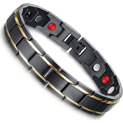 Body Slimming Weight Loss Anti-Fatigue Healing Bracelet Hematite Beads Stretch Bracelet Magnetic Therapy Bead Slim For Men Women