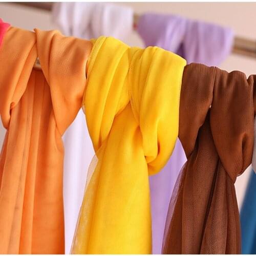 Elasticity Mesh Fabric By The 5 Meters for Background Cloth Mosquito Net Skirt Wedding Dress Sewing Soft Tulle Textile Plain Diy