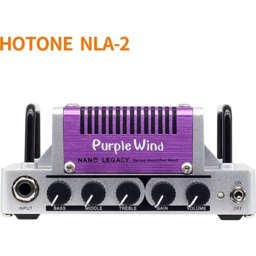 Hotone Nano Legacy Purple Wind 5 Watt Compact Guitar Amp Head with 3 Band EQ NLA-2