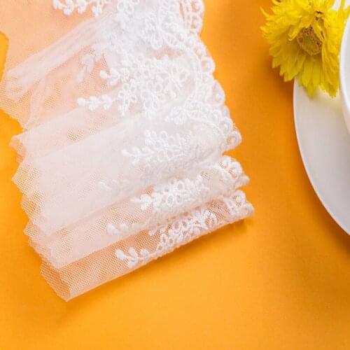Lace Trimmings For Sewing Tela De Bordado Encaje Negro Dress Decoration Droderie Lingerie Vestidos Fiesta Diy Costura