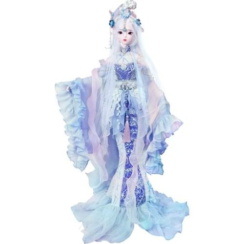 DBS 1/3 BJD toy Chinese style doll collection doll joint body 62cm with clothes shoes