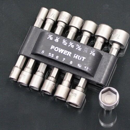 Inch / metric outside 6 angle sleeve set wrench screw sleeve Head pneumatic wind batch head electric head hex wrench