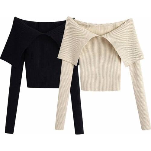 Женские пуловеры с открытыми плечами Nlzgmsj China At AliExpress