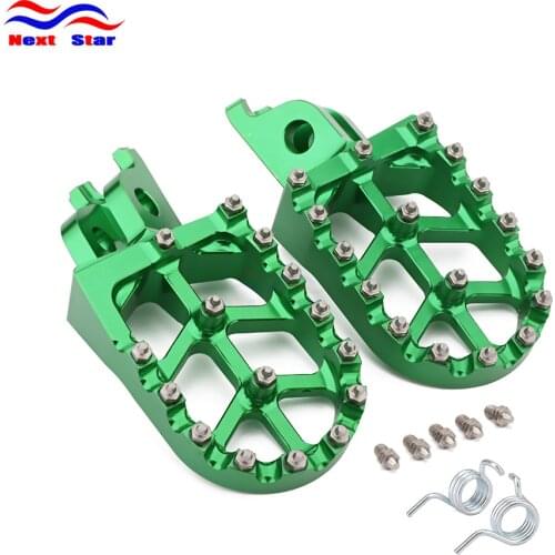 Foot Rests Footrest footpegs Pegs Pedals For KAWASAKI KLX450 KX450F KX250F KXF 250 450 2006-2017 2018 2019 2020 KLX450R 08-13