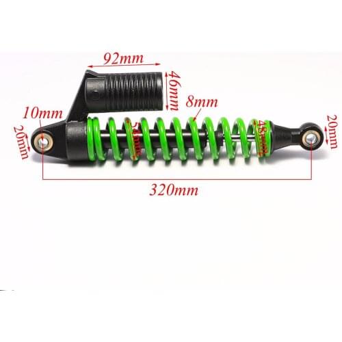 Universal 320mm 500LBS Air Shock Absorber Front Suspension Spring For Scooter Dirt Bike Gokart Quad ATV Motorcycle