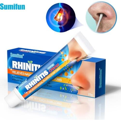Sumifun 1pcs Rhinitis Sinusitis Cream Nasal Ointment Antibacterial Relieve Itching Sneezing Nasal Congestion Antipruritic Cream
