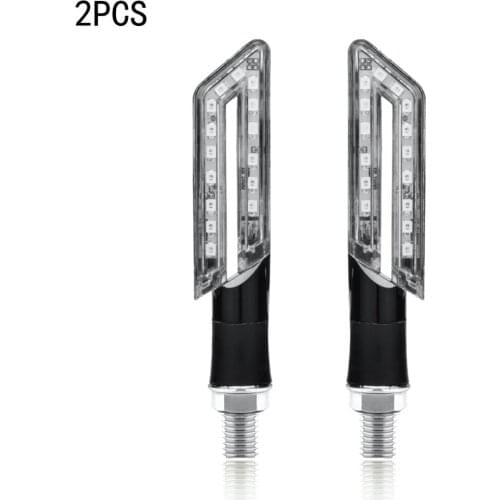 2pcs Motorcycle LED Turn Signal Electric Cars Turning Indicator Light Flashing Turn Signals Blinker Tail Light