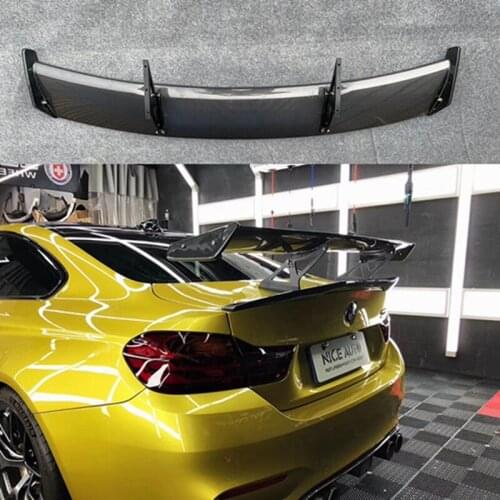 For BMW F82 F80 M3 M4 M5 M6 GTS 2 Style Carbon Fiber Rear Spoiler For car m2 m3 m4 car styling