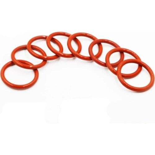 1pcs Wire diameter 7mm red Silica gel waterproof ring Seal O-ring OD 286mm-345mm High temperature resistance