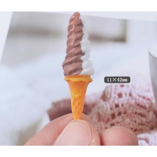 1pcs Mini Resin Kitchen ice cream for barbie blyth bjd 1/6 Play food Dollhouse accessories Doll Re-ment Miniature Pretend Toys