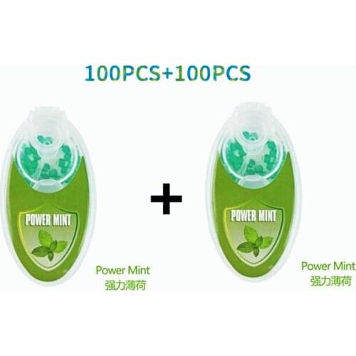 200pcs Fruit Flavored Peppermint Flavored Cigarette Capsule Accessories Peppermint Ball Explosion Bomb Cigarette Filter Tip