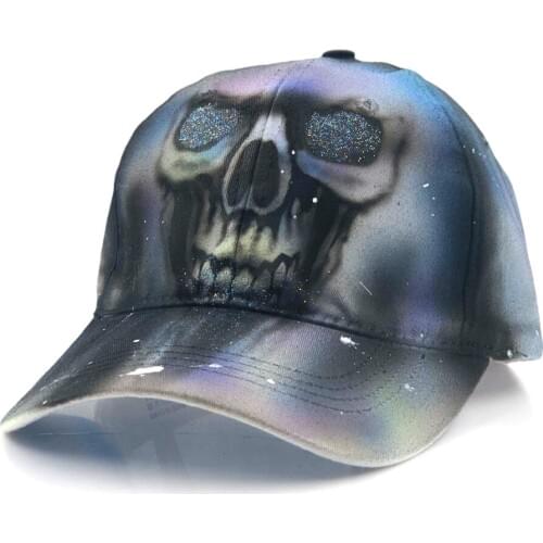 2018 New High Quality Unisex 100% Cotton Outdoor Baseball Cap 3D Skull Snapback Fashion Sports Hats For Men & Women Cap